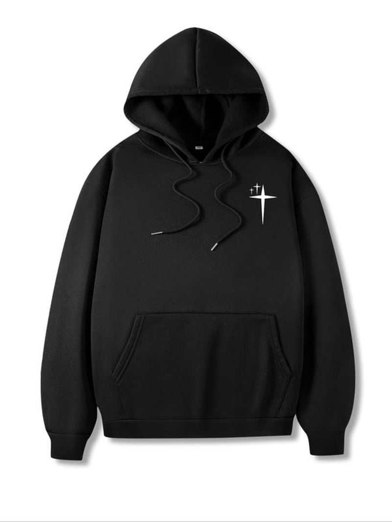 Emo Outfits Unisex Men'S Graphic Drawstring Hoodie, Fashion Pocket Hooded Sweatshirt for Daily Holiday Outdoor Wear, Men Sweatsuits Clothes for Fall & Winter